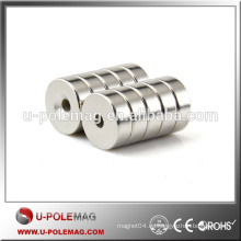 N48 15 x 5 mm Agujero 5mm Neodimio Avellanado Anillo Imanes